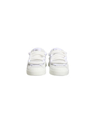 Dolce & Gabbana White Calfskin Leather Low Top Sneakers Shoes