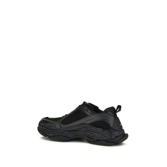 Balenciaga Black Polyester Athletic Sneakers