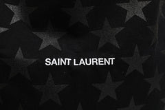 Saint Laurent Rive Droite Black Tote Bag With Star Print Tote bag