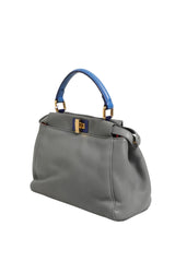 Fendi Mini Peekaboo Blue Grey