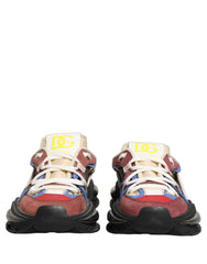 Dolce & Gabbana Multicolor Panelled Airmaster Sneakers Shoes