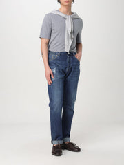 Brunello Cucinelli Blue Denim Straight-Leg Jeans