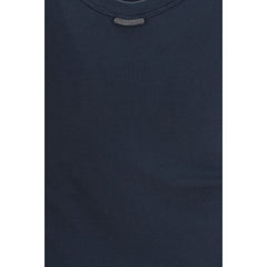 Brunello Cucinelli Blue Cotton T-Shirt