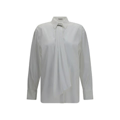 Brunello Cucinelli White Cotton Dress Shirt