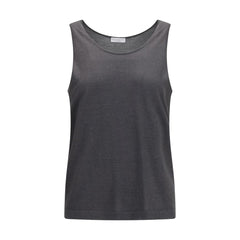 Brunello Cucinelli Gray Cashmere Tank Tops