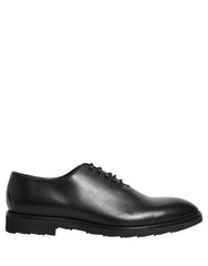 Dolce & Gabbana Black Leather Men Oxford Dress Formal Shoes