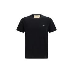 Valentino Black Cotton T-Shirt
