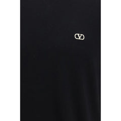 Valentino Black Cotton T-Shirt