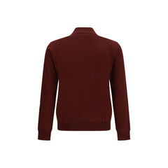 Valentino Bordeaux Wool Oves Aries Polo Shirt