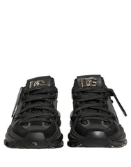 Dolce & Gabbana Black Airmaster Low Top Sneakers Shoes