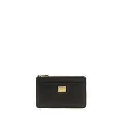 Dolce & Gabbana Black Calf Leather Bos Taurus Wallet