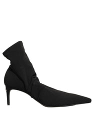 Dolce & Gabbana Black Stretch Socks Heels Ankle Boots Shoes