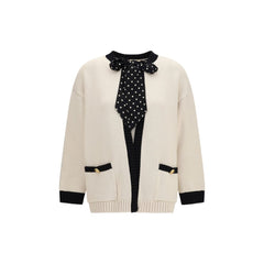 Valentino Beige Cotton Cardigan