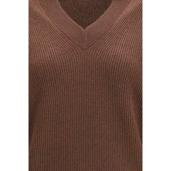 Brunello Cucinelli Brown Cashmere Sweater