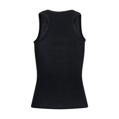 The Row Black Cotton Tank Tops