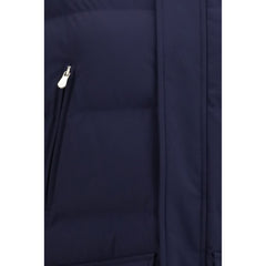 Brunello Cucinelli Blue Goose Down Full-Length Jacket
