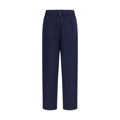 Brunello Cucinelli Blue Wool Oves Aries Pants