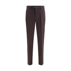 Brunello Cucinelli Brown Cotton Casual Pants