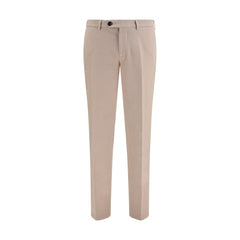 Brunello Cucinelli Beige Cotton Casual Pants