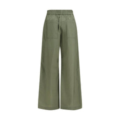 Brunello Cucinelli Bicolor Cotton Casual Pants
