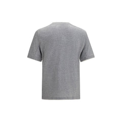 Brunello Cucinelli Gray Cotton T-Shirt