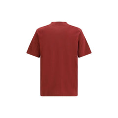 Brunello Cucinelli Bordeaux Cotton T-Shirt