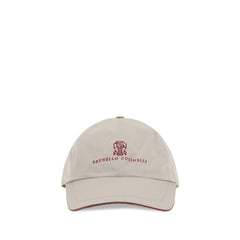 Brunello Cucinelli Gray Polyester Cap (Baseball Hat)