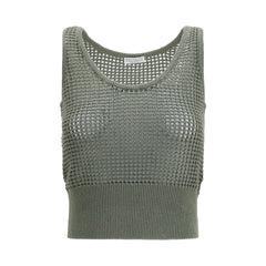 Brunello Cucinelli Bicolor Cotton Tank Tops
