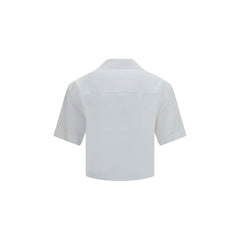 Versace White Cotton Dress Shirt