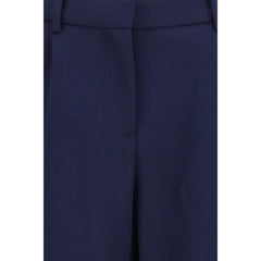 Balenciaga Blue Wool Oves Aries Pants