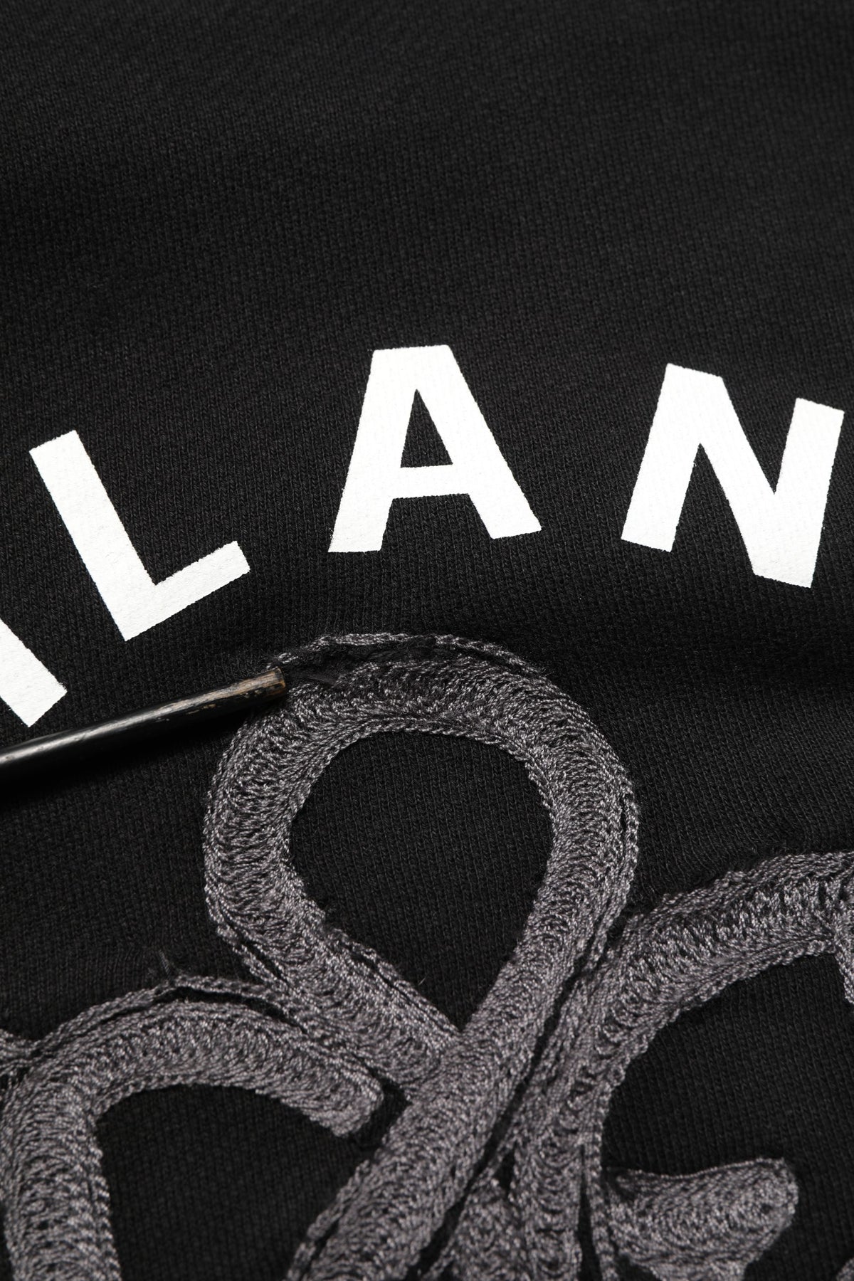Dolce & Gabbana Black Cotton Milano1984 Print Hoodie Sweater