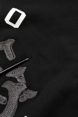 Dolce & Gabbana Black Cotton Milano1984 Print Hoodie Sweater