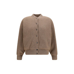 Brunello Cucinelli Beige Cashmere Bomber