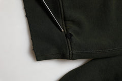 Dolce & Gabbana Black Cotton Crew Neck Men Sweatshirt Sweater