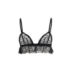 Dolce & Gabbana Black Cotton Bra