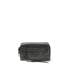 Balenciaga Black Lamb Ovis Aries Aries Wallet