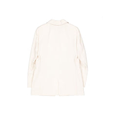 Brunello Cucinelli White Virgin Wool Blazer