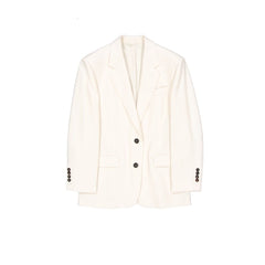 Brunello Cucinelli White Viscose Blazer
