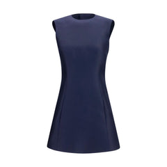 Balenciaga Blue Wool Oves Aries Casual Dress