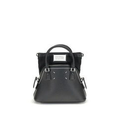 Maison Margiela Black Calf Leather Bos Taurus Handbag