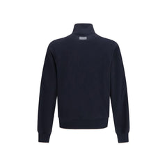Dolce & Gabbana Blue Polyamide Full-Length Jacket