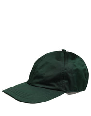 Dolce & Gabbana Men Deep Green Cotton Baseball Cap 6 Panels Hat
