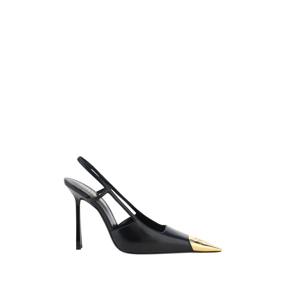 Saint Laurent Black Lamb Ovis Aries Aries High Heel Pumps