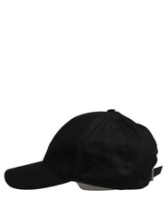 Dolce & Gabbana Men Black Cotton Baseball Capello 6 Panels Hat