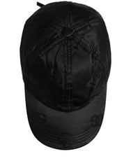 Dolce & Gabbana Men Black DG Monogram Baseball Capello Hat