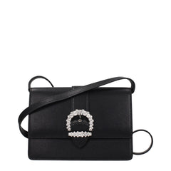 Jimmy Choo Black Leather Crossbody Bag
