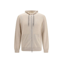 Brunello Cucinelli Beige Cashmere Sweatshirt