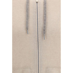 Brunello Cucinelli Beige Cashmere Sweatshirt