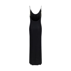 Saint Laurent Black Viscose Casual Dress