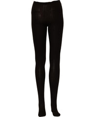 Dolce & Gabbana Black Wool Tights Stocking Pantyhose One Size Socks